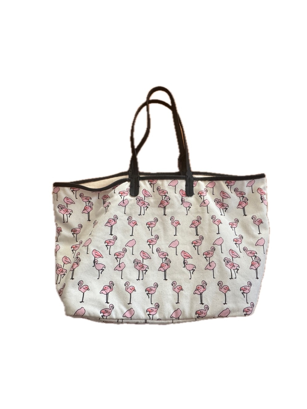 Flamingo Print Tote Bag